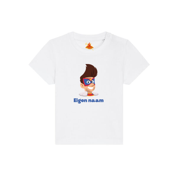 Superpiet Baby T-shirt met eigen naam  Thumbnail