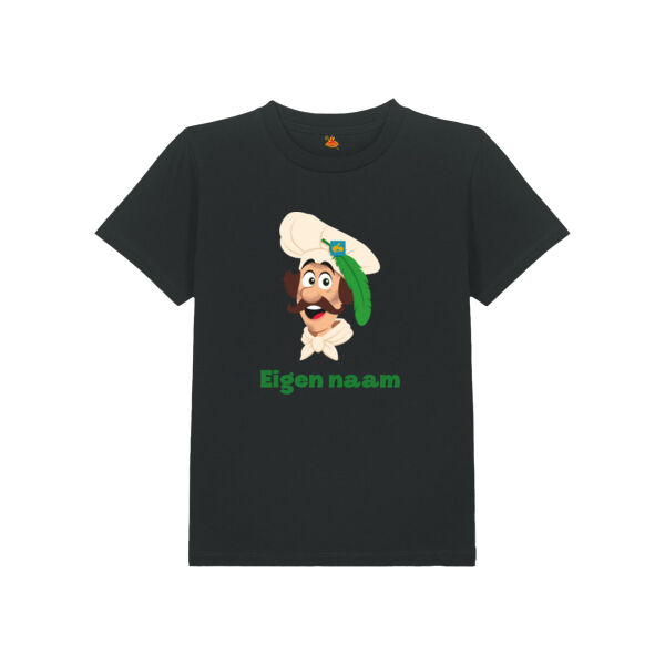 Bakpiet Kinder T-shirt met eigen naam Thumbnail