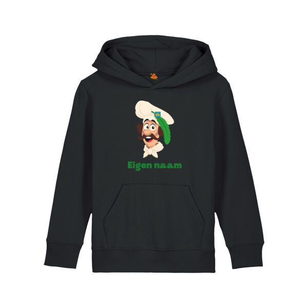 Bakpiet Kinder Hoodie met eigen naam Thumbnail