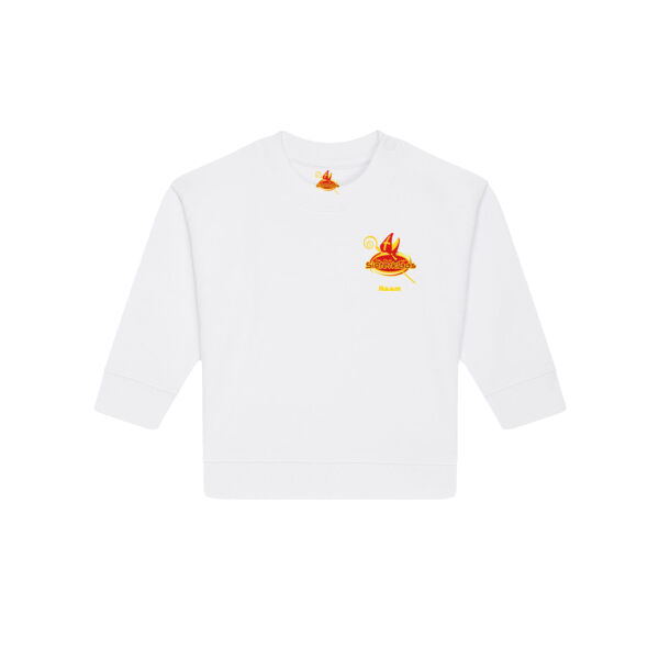 De Club Logo Baby Sweater met eigen naam Thumbnail